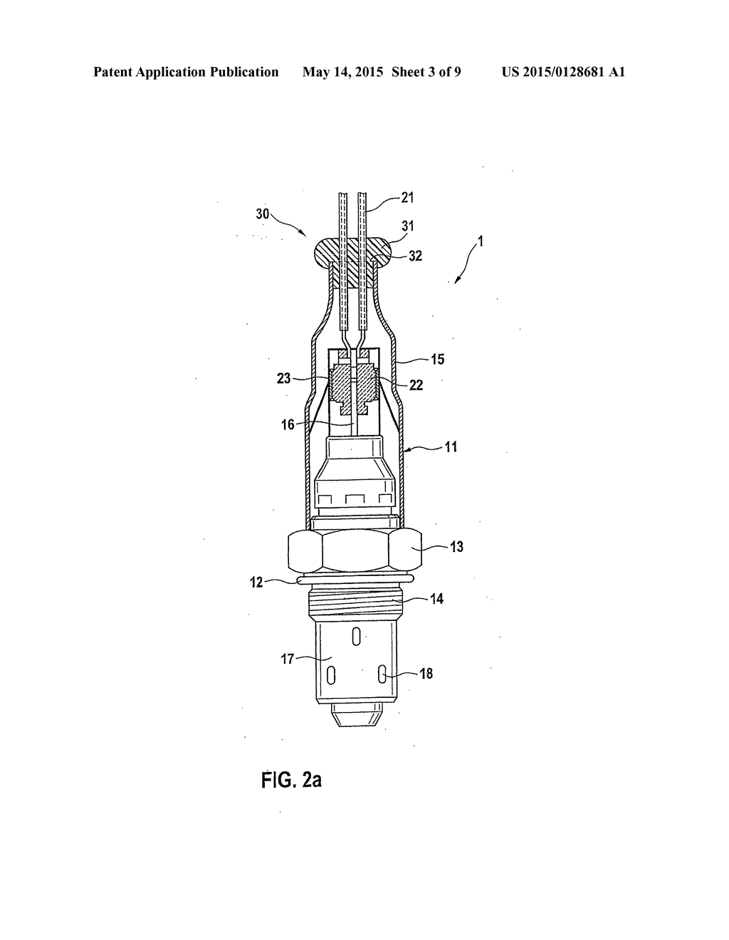 Sealed Cable Passage for an Exhaust-Gas Sensor - diagram, schematic, and image 04