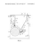 FOOD TOPPING DISPENSER WITH APPLICATION ROLLER FOR DUSTING FOOD PRODUCTS diagram and image