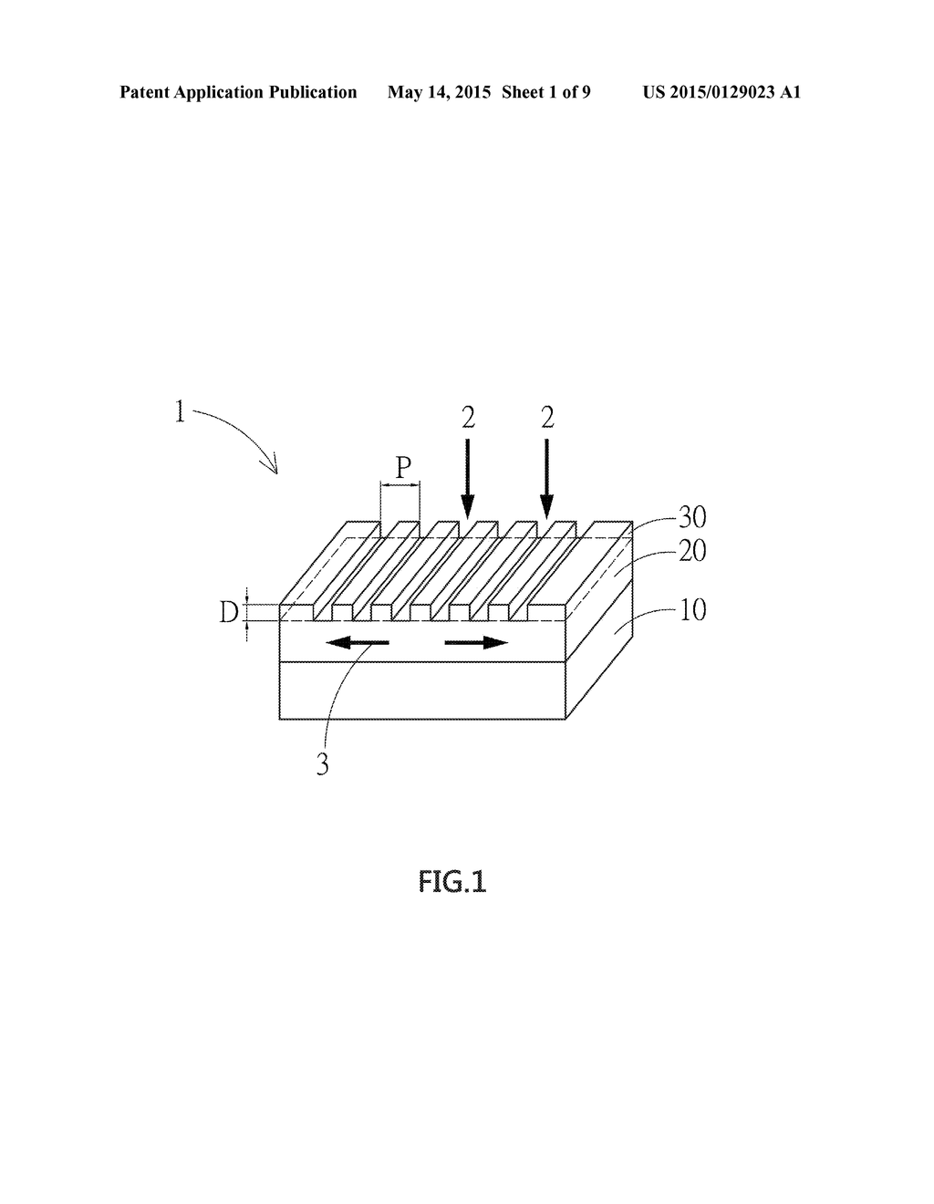 OPTOELECTRONIC DEVICE HAVING SURFACE PERIODIC GRATING STRUCTURE AND     MANUFACTURING METHOD THEREOF - diagram, schematic, and image 02