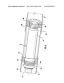 HYDROCARBON RESOURCE HEATING APPARATUS INCLUDING RF CONTACTS AND GREASE     INJECTOR AND RELATED METHODS diagram and image