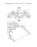 HEAD COVER STRUCTURE OF ENGINE AND SUSPENSION STRUCTURE THEREOF diagram and image