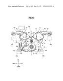 HEAD COVER STRUCTURE OF ENGINE AND SUSPENSION STRUCTURE THEREOF diagram and image