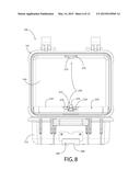 PORTABLE WELDING WIRE FEEDER WITH ON-BOARD TOOL BOX diagram and image