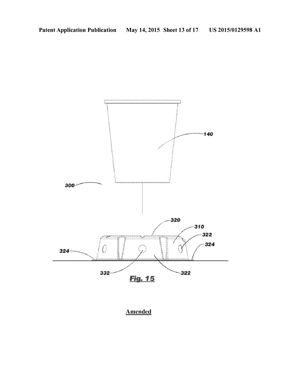 Spill Resistant Cup Receptacle - diagram, schematic, and image 14