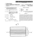 ORGANIC LIGHT-EMITTING ELEMENT AND METHOD OF PRODUCING AN ORGANIC     LIGHT-EMITTING ELEMENT diagram and image