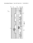 CMOS-MEMS INTEGRATED DEVICE INCLUDING MULTIPLE CAVITIES AT DIFFERENT     CONTROLLED PRESSURES AND METHODS OF MANUFACTURE diagram and image