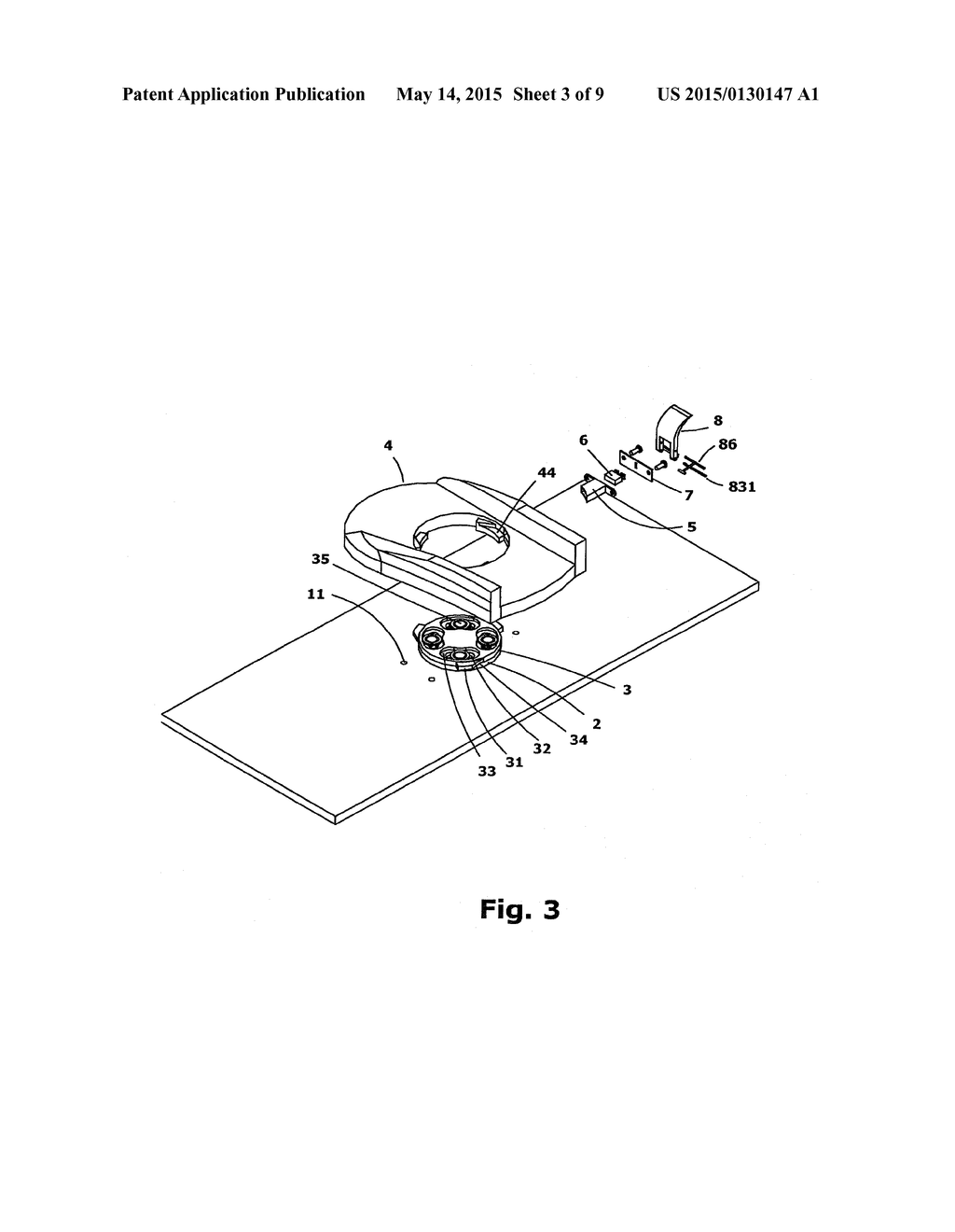 Attachment for Sliding Boards - diagram, schematic, and image 04