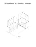 PRE-ASSEMBLY OF CASEWORK COMPONENTS IN SHIPPING CONTAINER diagram and image