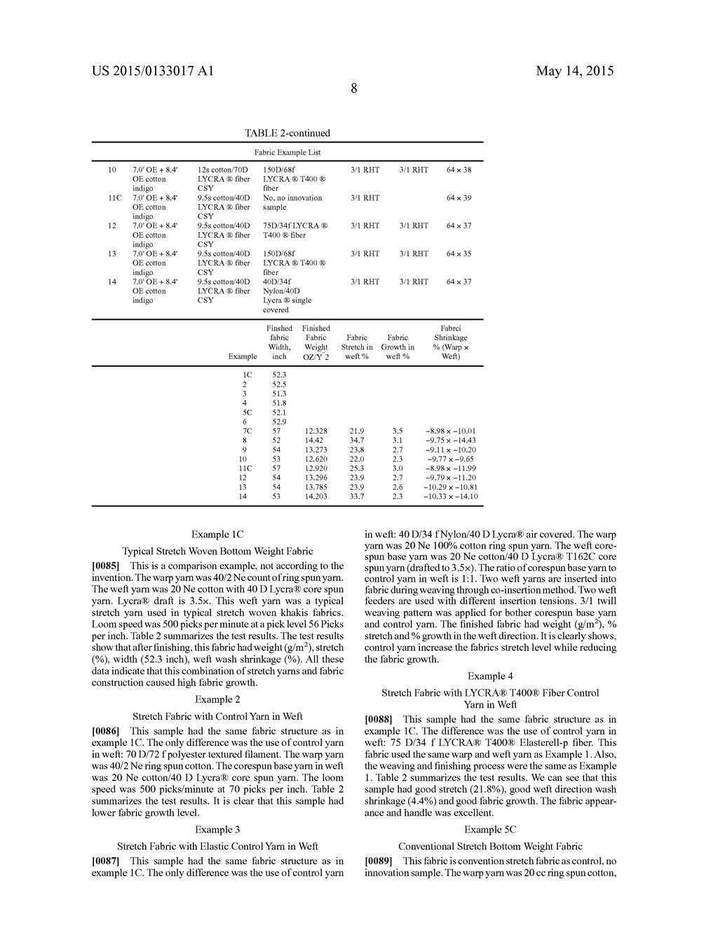 STRETCH WOVENS WITH A CONTROL YARN SYSTEM - diagram, schematic, and image 10