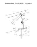 METHOD AND APPARATUS FOR INSERTING HURRICANE TIE-DOWNS OVER ROOF FRAMING     WITHOUT HAVING TO REMOVE SHEATHING diagram and image