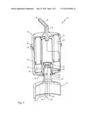 Tank Venting Filter having a Constriction in the Air Inlet Area diagram and image