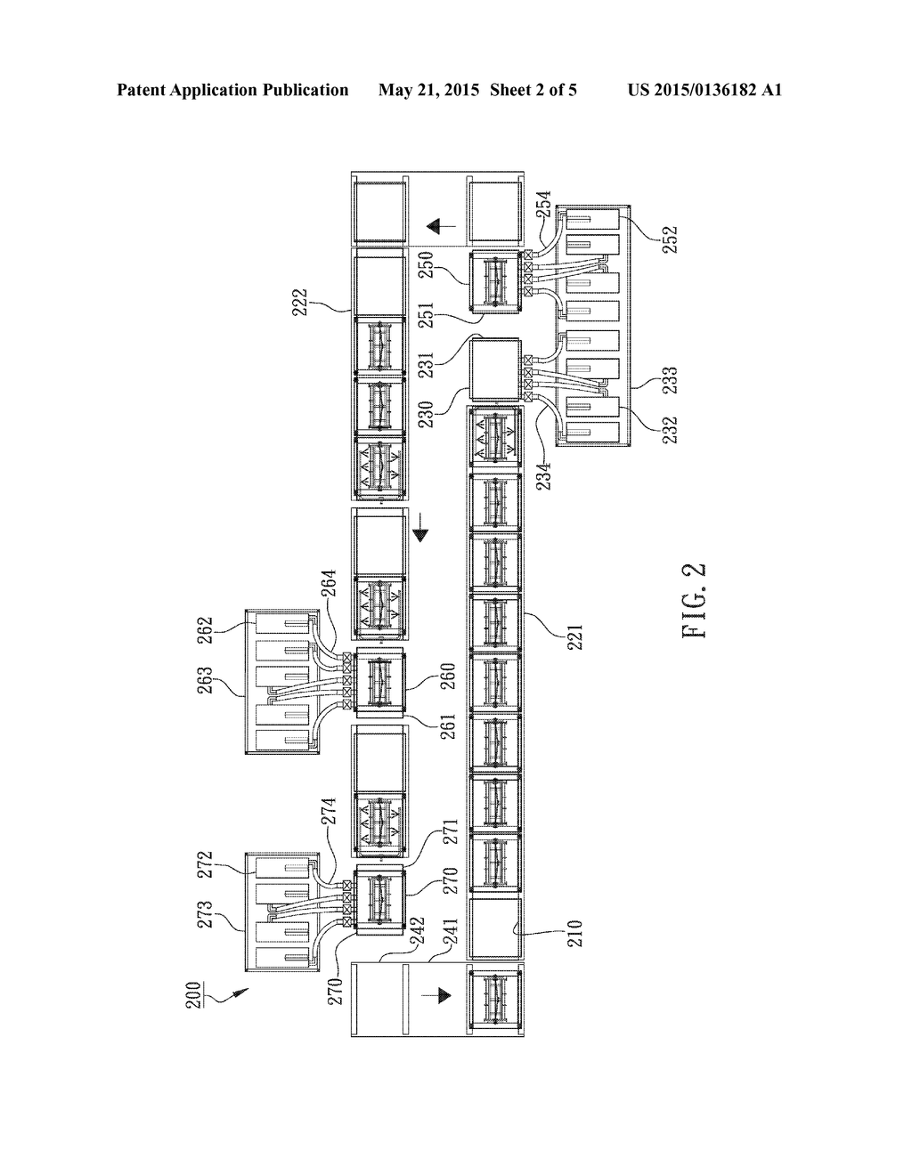 CONTINUOUS-TYPE APPARATUS FOR SURFACE TREATMENT OF WORKPIECES - diagram, schematic, and image 03