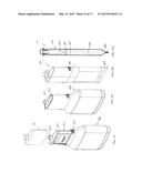 PACKAGED PRODUCTS, INSERTS AND COMPARTMENTS FOR ASEPTIC MIXING OF     SUBSTANCES, ALONG WITH METHODS FOR USE THEREWITH diagram and image