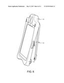 Mobile Device Holder with Pliable Extension Arms diagram and image