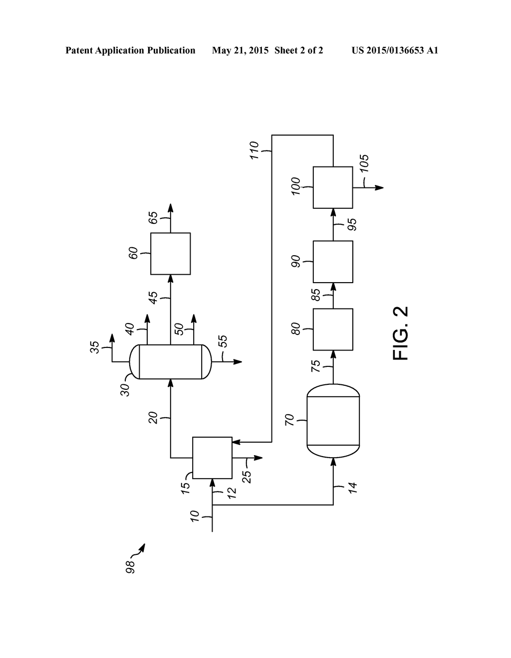 PROCESS FOR PYROLYSIS AND GASIFICATION OF A COAL FEED - diagram, schematic, and image 03