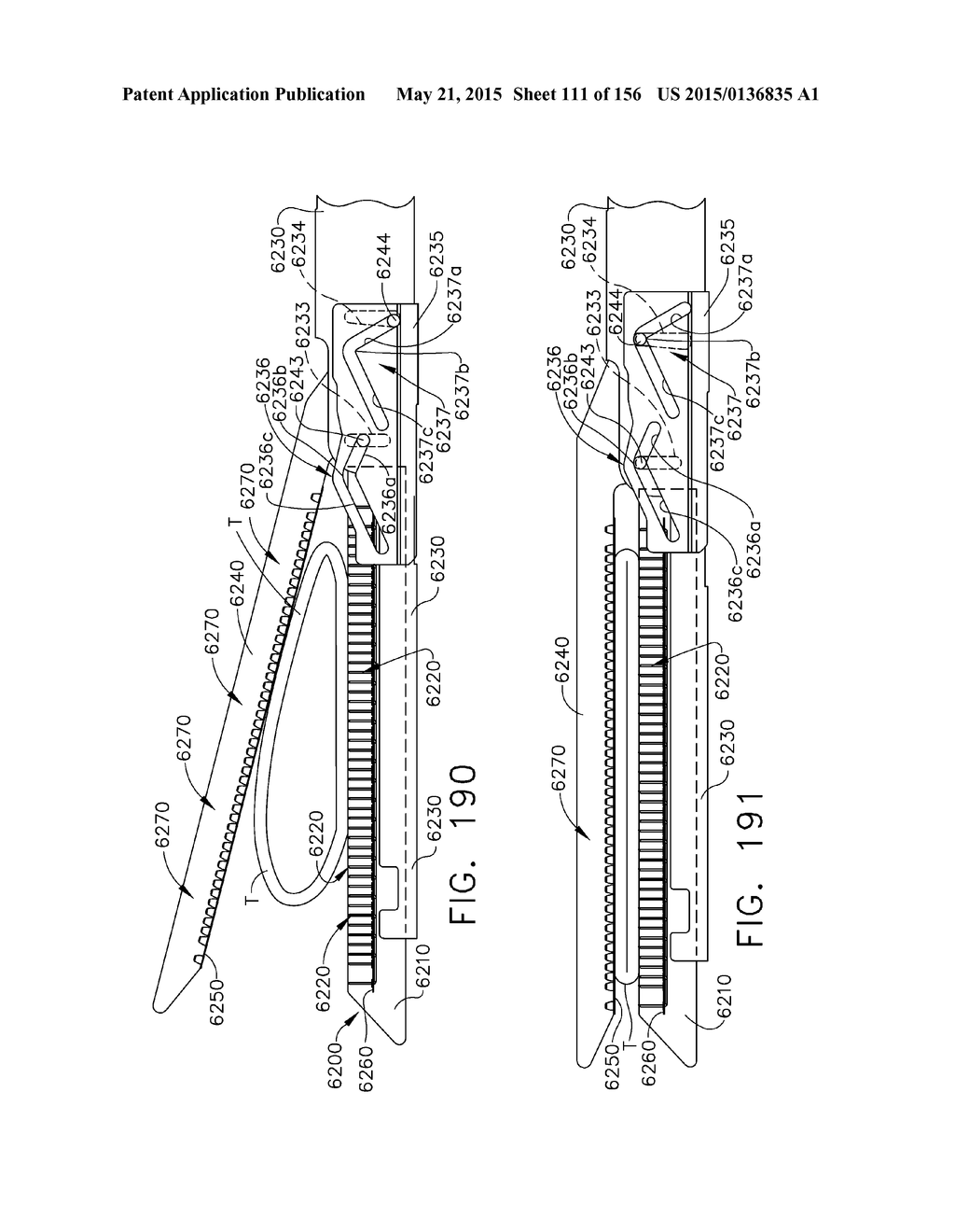 SURGICAL STAPLER WITH FLOATING ANVIL - diagram, schematic, and image 112