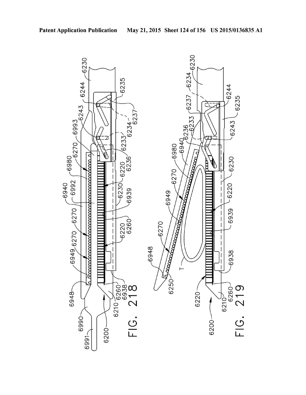 SURGICAL STAPLER WITH FLOATING ANVIL - diagram, schematic, and image 125