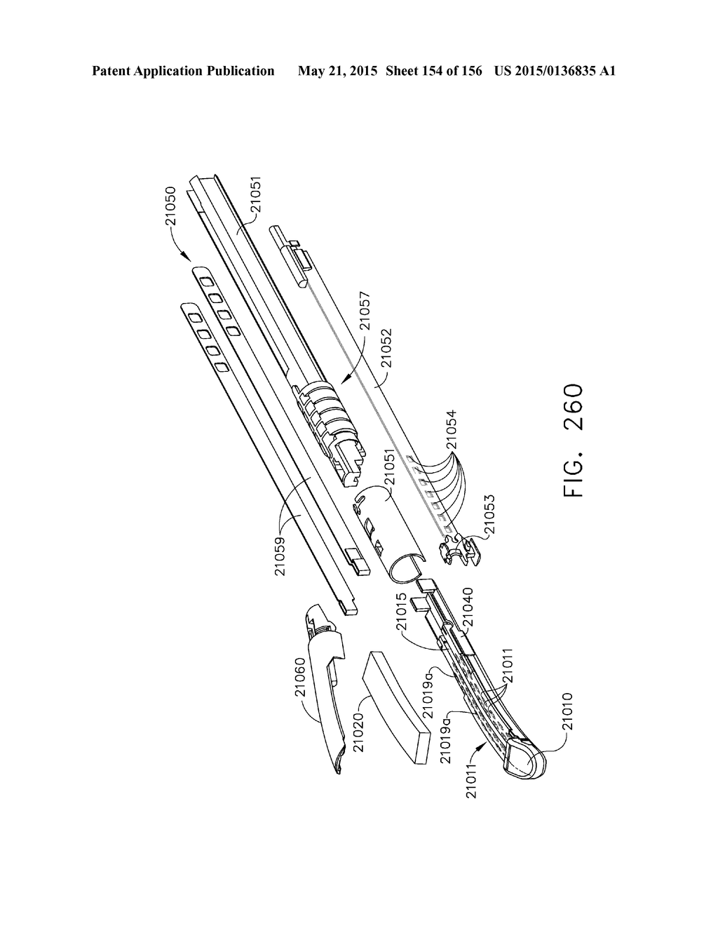 SURGICAL STAPLER WITH FLOATING ANVIL - diagram, schematic, and image 155