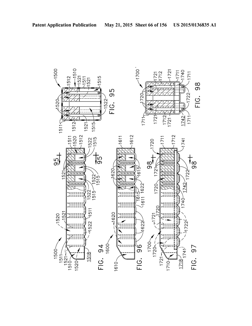 SURGICAL STAPLER WITH FLOATING ANVIL - diagram, schematic, and image 67