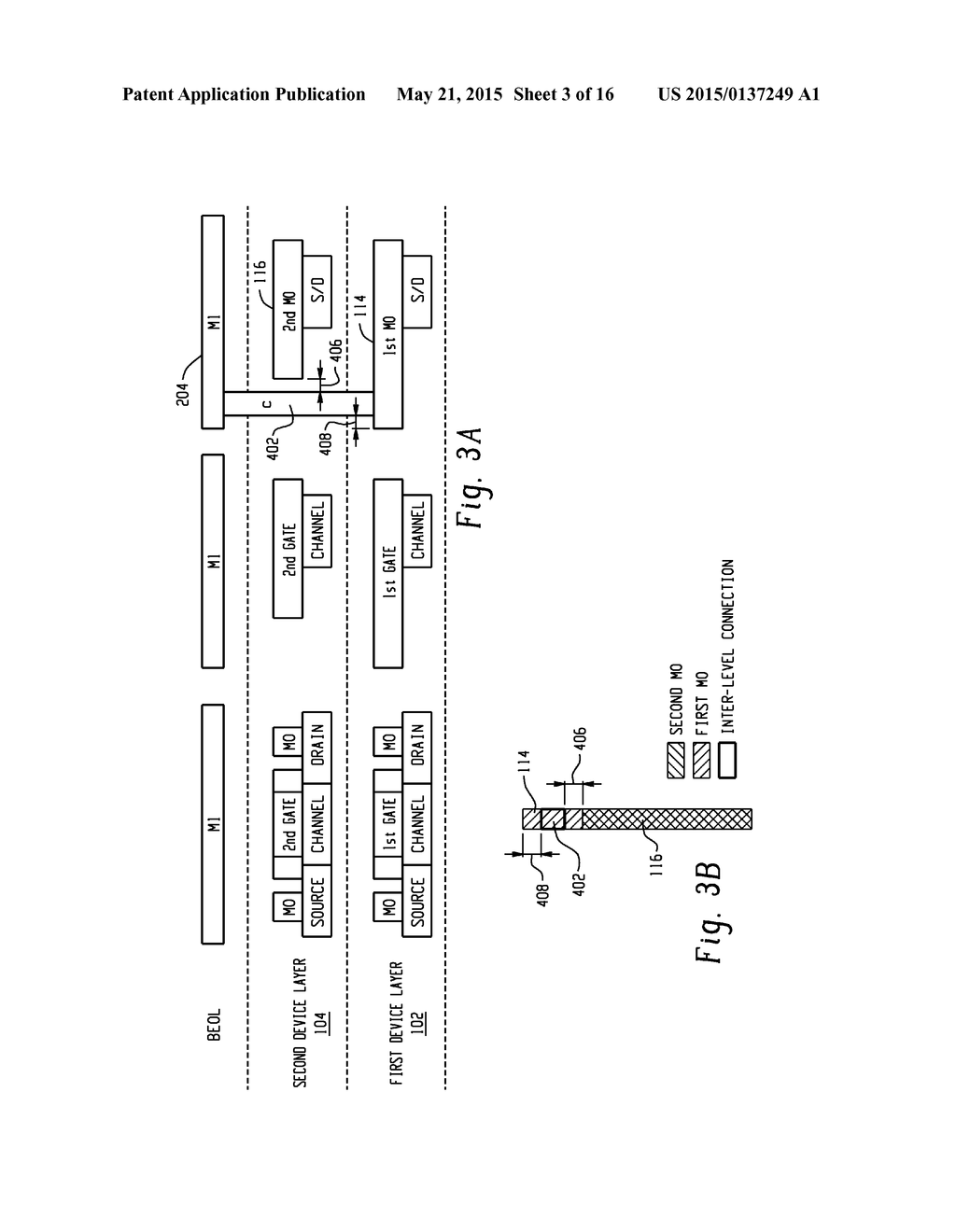 INTER-LEVEL CONNECTION FOR MULTI-LAYER STRUCTURES - diagram, schematic, and image 04