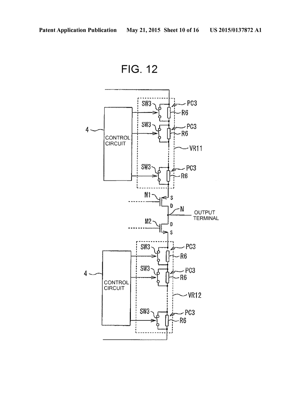 VOLTAGE CONTROLLED SWITCHING ELEMENT GATE DRIVE CIRCUIT - diagram, schematic, and image 11