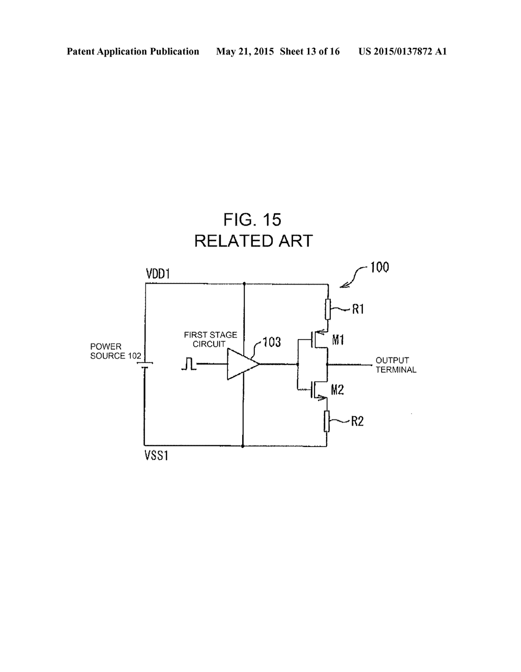 VOLTAGE CONTROLLED SWITCHING ELEMENT GATE DRIVE CIRCUIT - diagram, schematic, and image 14