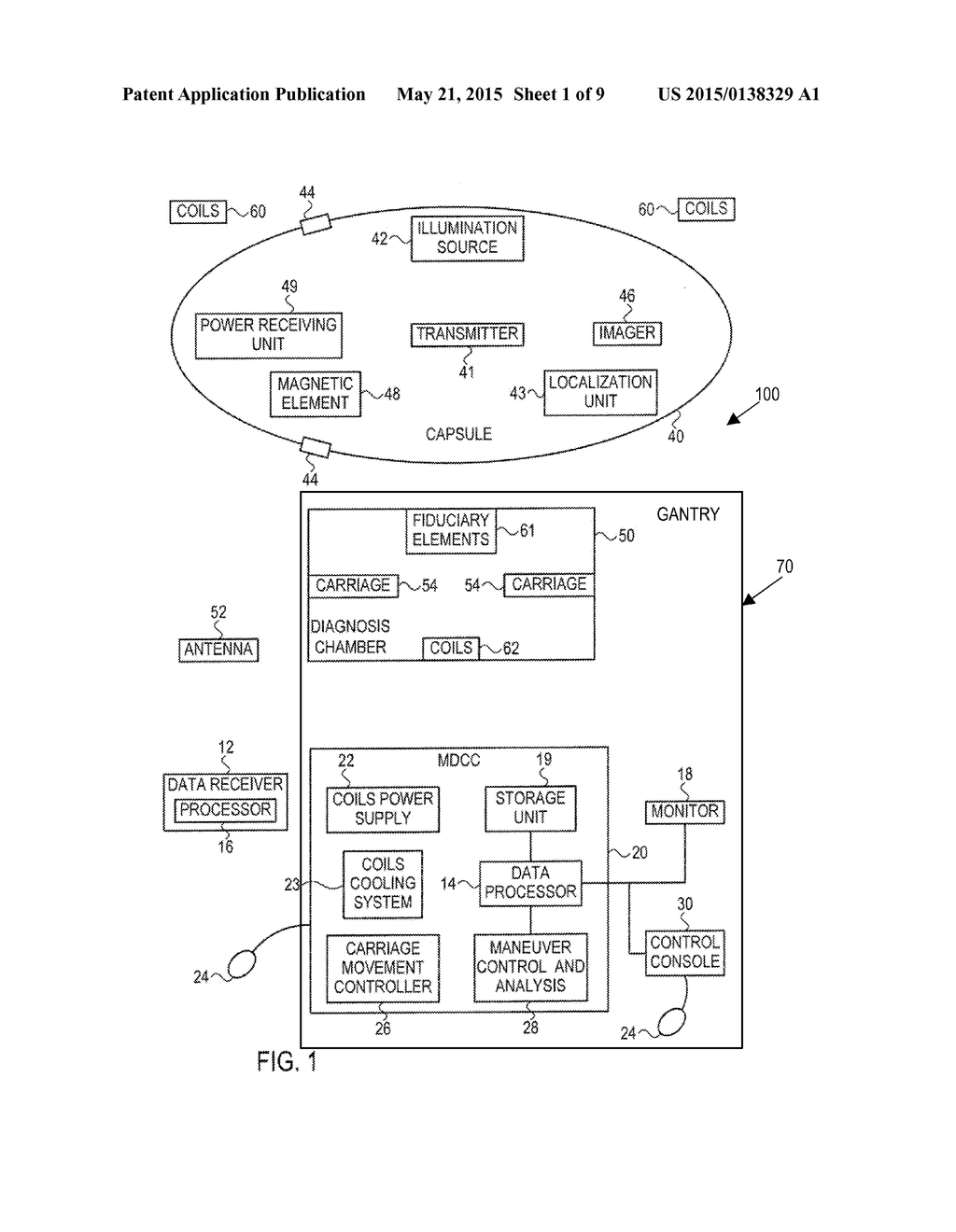 SYSTEM AND METHOD FOR AUTOMATIC NAVIGATION OF A CAPSULE BASED ON IMAGE     STREAM CAPTURED IN-VIVO - diagram, schematic, and image 02