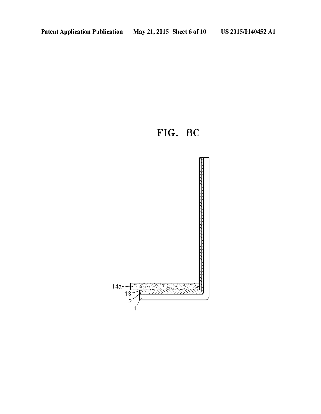 METAL-AIR BATTERY HAVING FOLDED STRUCTURE AND METHOD OF MANUFACTURING THE     SAME - diagram, schematic, and image 07