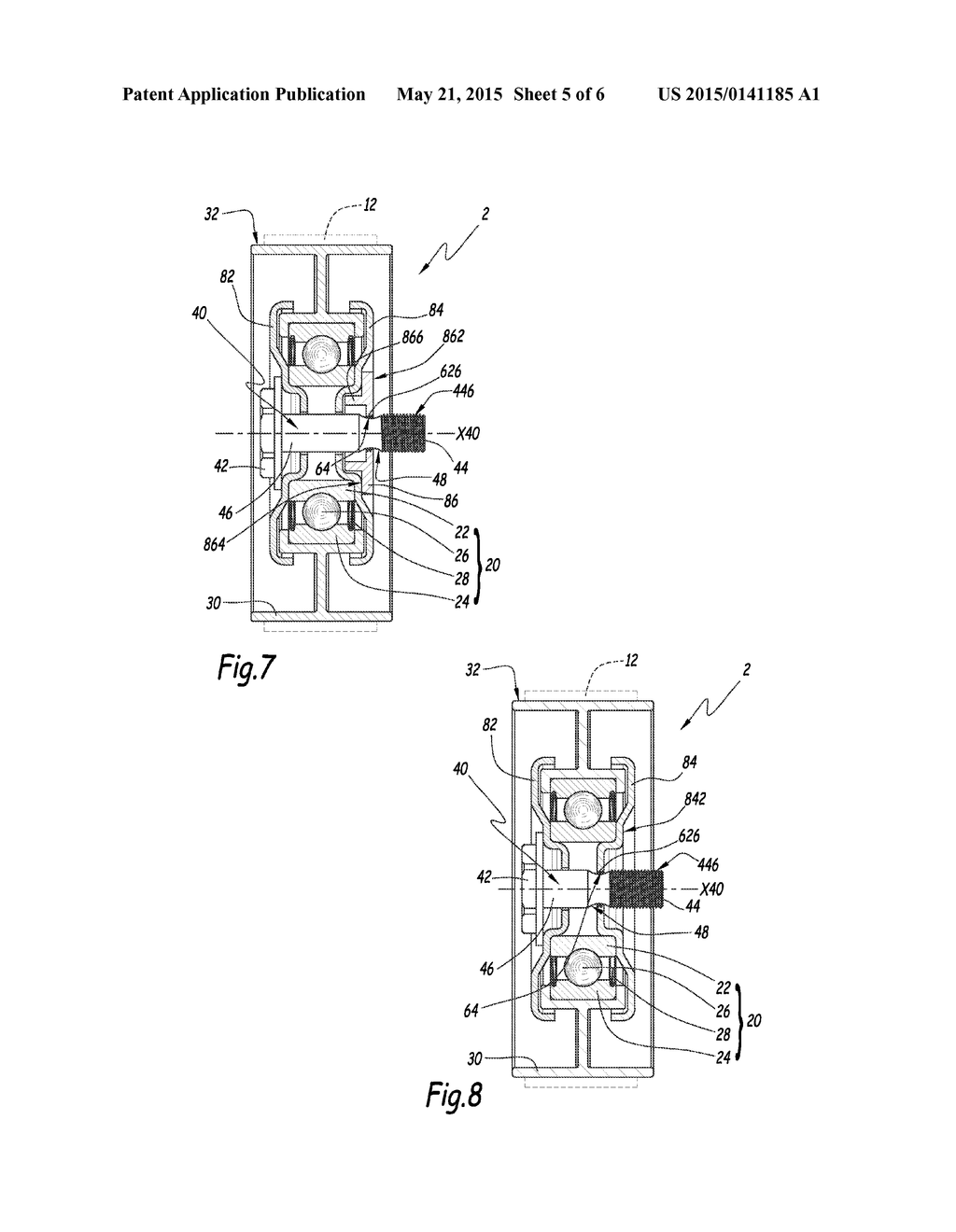 PULLEY DEVICE FOR A CHAIN OR BELT AND MOTOR VEHICLE EQUIPPED WITH SUCH A     DEVICE - diagram, schematic, and image 06