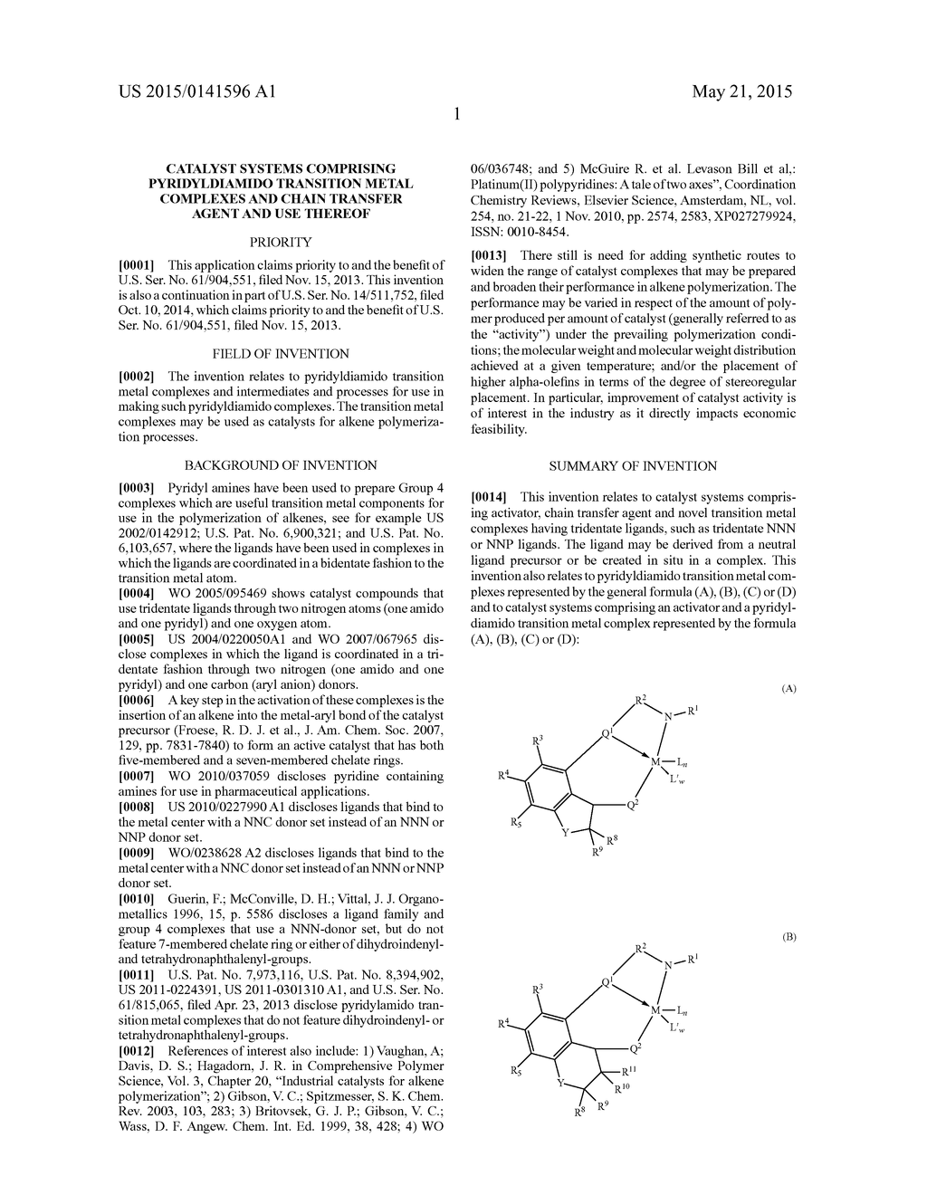 Catalyst Systems Comprising Pyridyldiamido Transition Metal Complexes and     Chain Transfer Agent and Use Thereof - diagram, schematic, and image 03