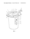 DRAINAGE CONTAINER DEVICE AND SUCTION BAG UNIT diagram and image