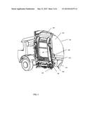 CONTROL SYSTEM TO AUTOMATICALLY RAISE COLLECTION MECHANISM OF SIDE LOADING     COMMODITY COLLECTION VEHICLE diagram and image