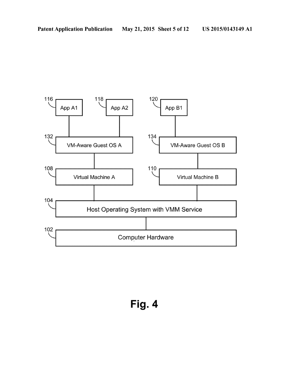 EFFICIENT POWER MANAGEMENT OF A SYSTEM WITH VIRTUAL MACHINES - diagram, schematic, and image 06