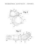 COMPRESSION-RELEASE ENGINE BRAKE SYSTEM FOR LOST MOTION ROCKER ARM     ASSEMBLY AND METHOD OF OPERATION THEREOF diagram and image