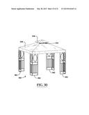 Frame and Roof System for a Portable Shelter diagram and image