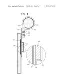 APPARATUS FOR SECURING A MOBILE DEVICE TO A STEERING WHEEL diagram and image