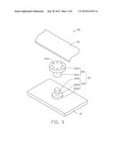 HOLDER FOR PORTABLE ELECTRONIC diagram and image