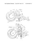 Clevis Type Hook With Safety Latch diagram and image