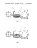 SMALL-RESISTANCE HIGH-EFFICIENCY MINING DEVICE WITH MULTIPLE LAYERS OF     PERCUSSION HEADS diagram and image