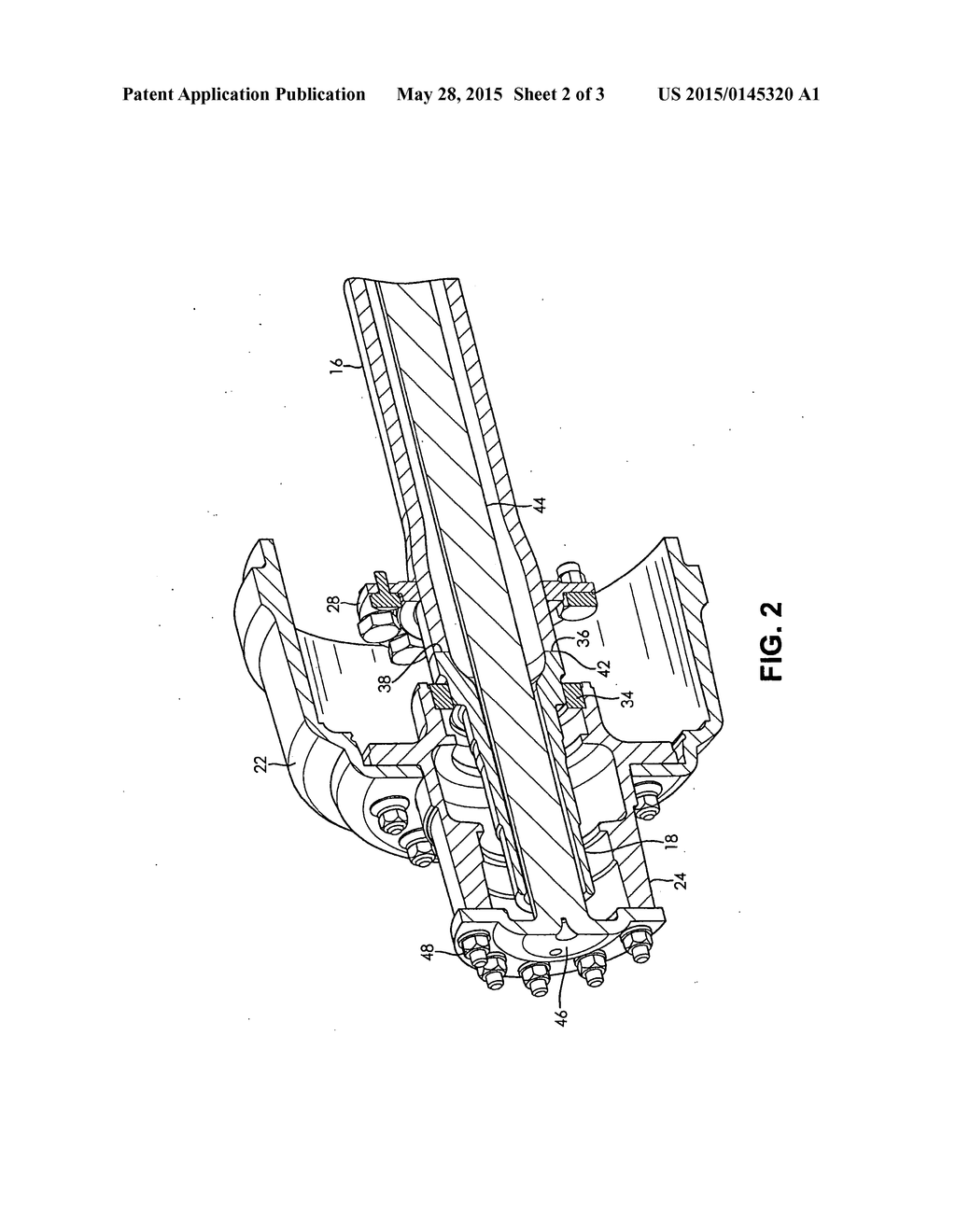 METHOD OF CONNECTING NON-SYMMETRICAL INSIDE DIAMETER VEHICLE SPINDLE TO     STATIONARY HOUSING AND AXLE ASSEMBLY - diagram, schematic, and image 03