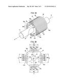 ROTOR HAVING RESIN HOLES FOR FILLING RESIN AND METHOD OF PRODUCING A ROTOR diagram and image