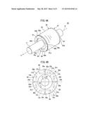 ROTOR HAVING RESIN HOLES FOR FILLING RESIN AND METHOD OF PRODUCING A ROTOR diagram and image