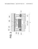 PACKAGED DEVICE WITH ACOUSTIC RESONATOR AND ELECTRONIC CIRCUITRY AND     METHOD OF MAKING THE SAME diagram and image