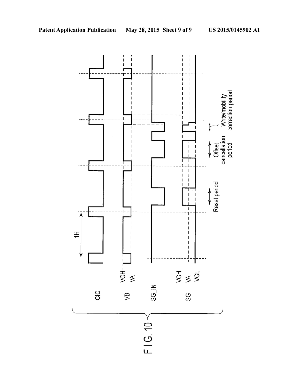 DISPLAY DEVICE AND METHOD FOR DRIVING DISPLAY DEVICE - diagram, schematic, and image 10