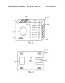 HAND HELD DEVICE WITH NON-PERMANENT LED LINE GUIDES, BOOKMARK, AND HAND     SUPPORT FEATURES diagram and image