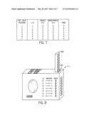 HAND HELD DEVICE WITH NON-PERMANENT LED LINE GUIDES, BOOKMARK, AND HAND     SUPPORT FEATURES diagram and image