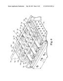 AGITATOR GRID WITH ADJUSTABLE RESTRICTOR ELEMENTS FOR CONCRETE BLOCK     MACHINE diagram and image