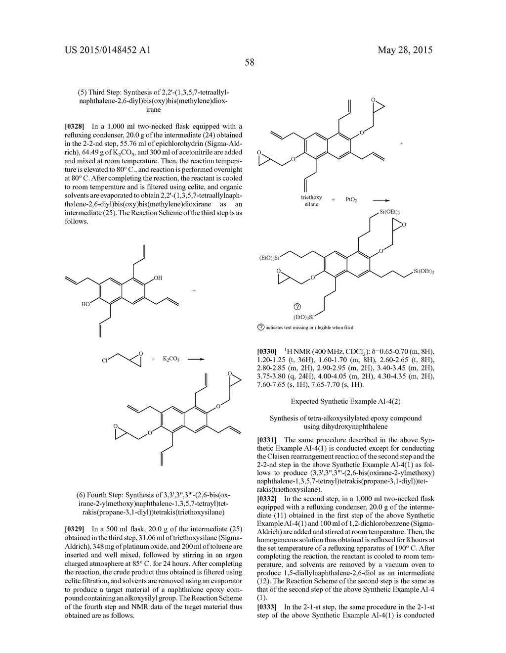 COMPOSITION AND CURED ARTICLE COMPRISING INORGANIC PARTICLES AND EPOXY     COMPOUND HAVING ALKOXYSILYL GROUP, USE FOR SAME, AND PRODUCTION METHOD     FOR EPOXY COMPOUND HAVING ALKOXYSILYL GROUP - diagram, schematic, and image 68