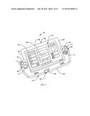 COMBINATION COMPUTING DEVICE AND GAME CONTROLLER WITH FLEXIBLE BRIDGE     SECTION diagram and image