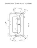 COMBINATION COMPUTING DEVICE AND GAME CONTROLLER WITH FLEXIBLE BRIDGE     SECTION diagram and image